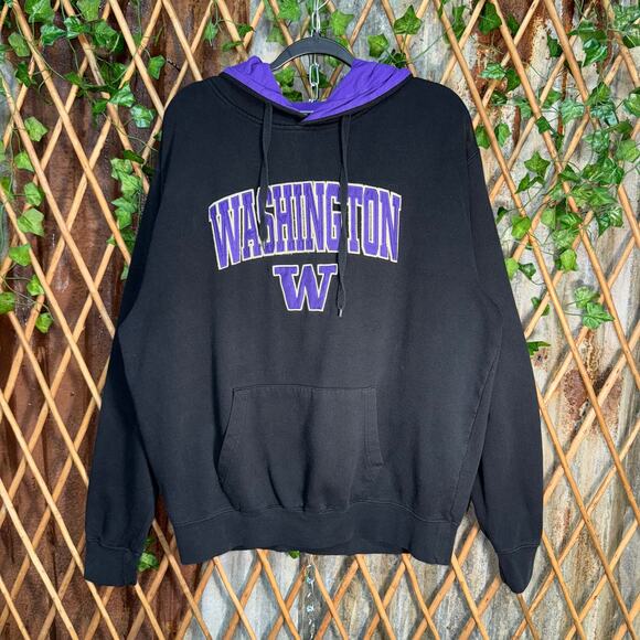 Vintage Y2K Washington Huskies embroider collegiate hoodie - Picture 1 of 4